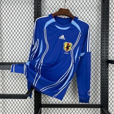 2006 Japan Home Long Sleeves Retro Soccer AAAAJersey