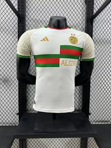 2024 Algeria White Kit Special Edition Player Version Football AAAAJersey
