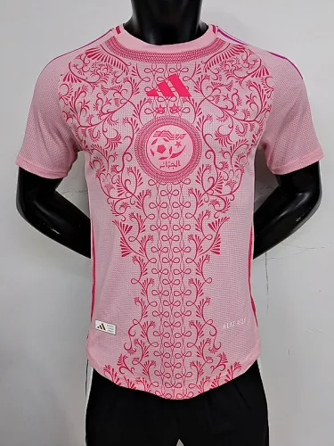 2024 Algeria Pink Kit Special Edition Player Version Football AAAAJersey