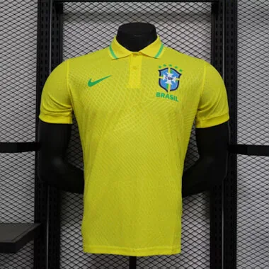 24-25 Brazil Yellow Polo Special Edition Player Version Soccer