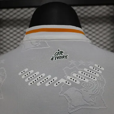2024 Ivory Coast White Kit Special Edition Player Version Soccer