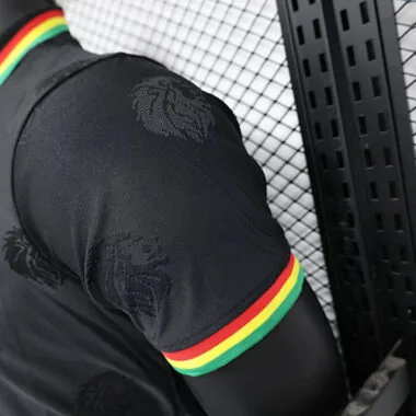 2024 Senegal Zwart Tenue Speciale Editie Spelersversie Voetbal