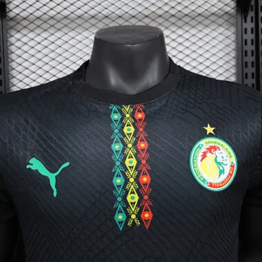 2024 Senegal Black Kit Special Edition Player Version Soccer
