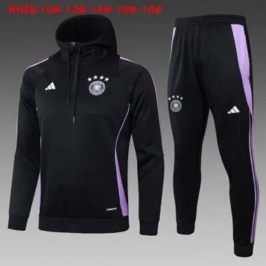 2024 Germany Kids Hoodie Long Sleeve Training Suit Football Shirts