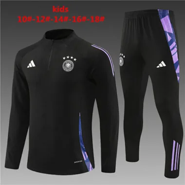 2024 Germany Kids Long Sleeve Training Suit Football Shirts(1)