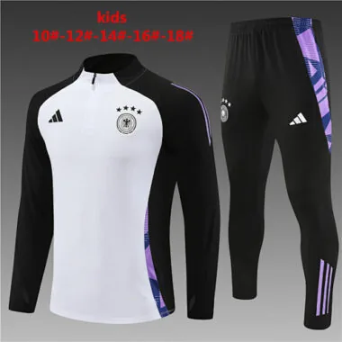 2024 Germany Kids Long Sleeve Training Suit Football Shirts(2)