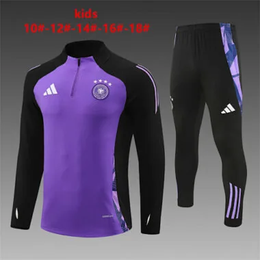 2024 Germany Kids Long Sleeve Training Suit Football Shirts(6)