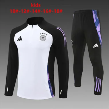2024 Germany Kids Long Sleeve Training Suit Football Shirts(7)