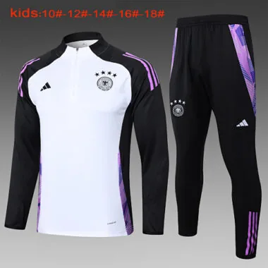 2024 Germany Kids Long Sleeve Training Suit Football Shirts(8)