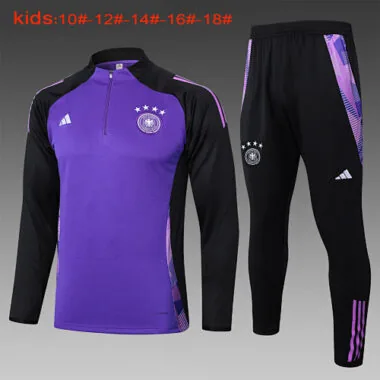2024 Germany Kids Long Sleeve Training Suit Football Shirts(9)