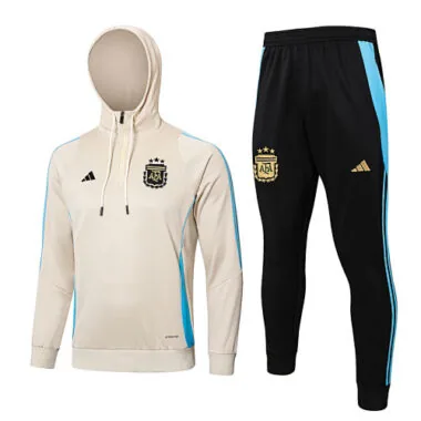 2024 Argentina Hoodie Long Sleeve Training Suit Football Shirts