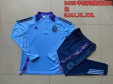 2024 Argentina Long Sleeve Training Suit Football Shirts