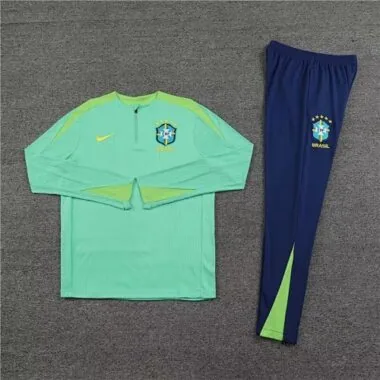 2024 Brazil Long Sleeve Training Suit Football Shirts