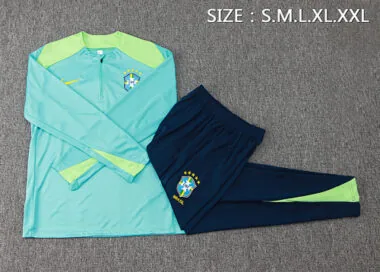 2024 Brazil Long Sleeve Training Suit Football Shirts(1)