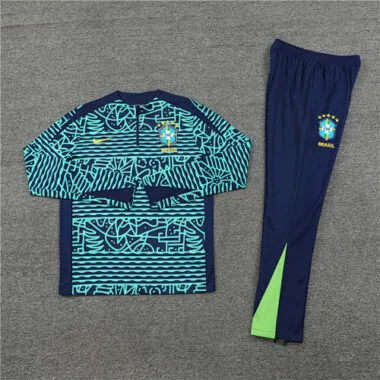 2024 Brazil Long Sleeve Training Suit Football Shirts(2)