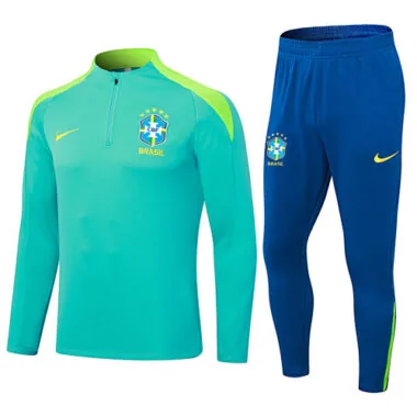 2024 Brazil Long Sleeve Training Suit Football Shirts(5)