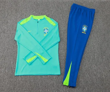 2024 Brazil Long Sleeve Training Suit Football Shirts(5)