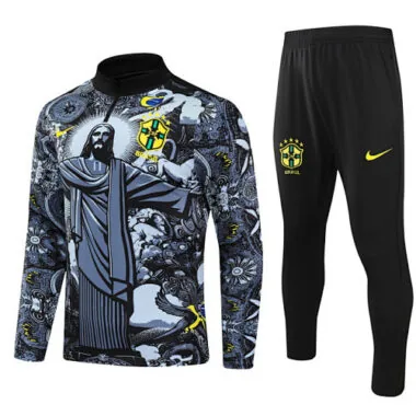 2024 Brazil Long Sleeve Training Suit Football Shirts(6)
