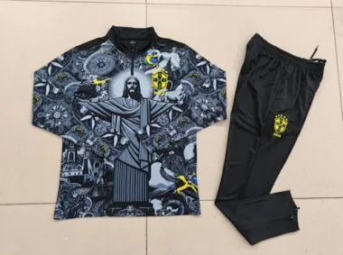 2024 Brazil Long Sleeve Training Suit Football Shirts(6)
