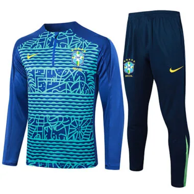 2024 Brazil Long Sleeve Training Suit Football Shirts(7)