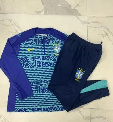 2024 Brazil Long Sleeve Training Suit Football Shirts(7)