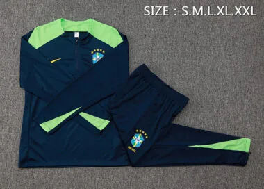 2024 Brazil Long Sleeve Training Suit Football Shirts(8)