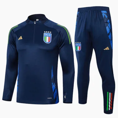 2024 Italy Long Sleeve Training Suit Football Shirts(2)