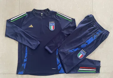 2024 Italy Long Sleeve Training Suit Football Shirts(2)