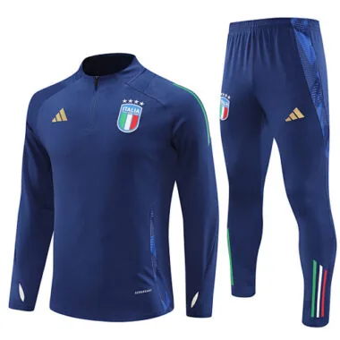 2024 Italy Long Sleeve Training Suit Football Shirts(6)