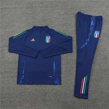 2024 Italy Long Sleeve Training Suit Football Shirts(6)