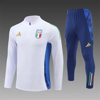 2024 Italy Long Sleeve Training Suit Football Shirts(9)