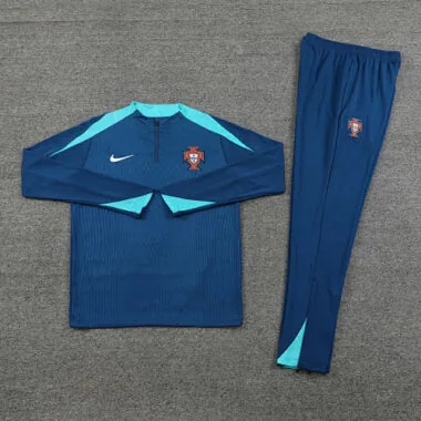2024 Portugal Long Sleeve Training Suit Football Shirts(2)