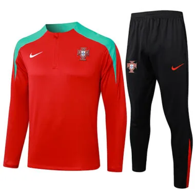 2024 Portugal Long Sleeve Training Suit Football Shirts(5)