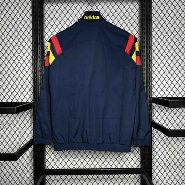 2024 Spain Long Sleeve Windbreaker Jacket Kit Football