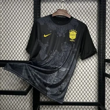 2024 Brazil Black Jesus Special Edition Kit Football
