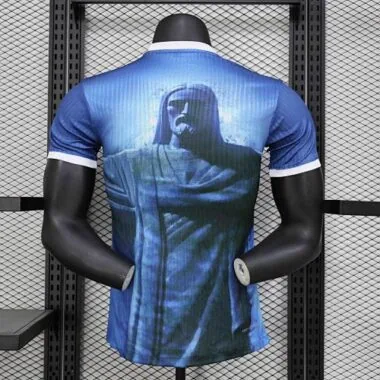 2024 Brazil Blue Jesus Special Edition Kit Player Version Football
