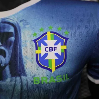 2024 Brazil Blue Jesus Special Edition Kit Player Version Football