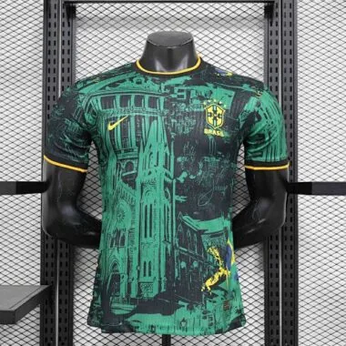 2024 Brazil Green city Special Edition Kit Player Version Football AAAAJersey