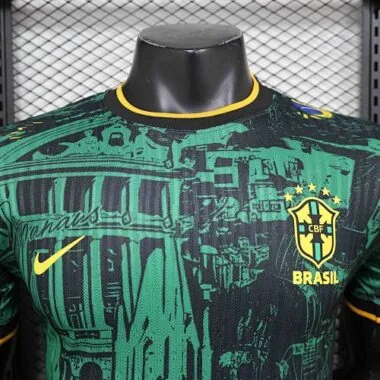 2024 Brazil Green city Special Edition Kit Player Version Football