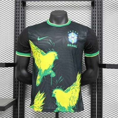 2024 Brazil Black Special Edition Kit Player Version Football AAAAJersey