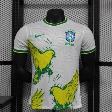 2024 Brazil White Special Edition Kit Player Version Football AAAAJersey