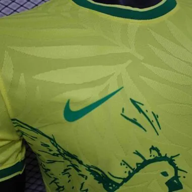 2024 Brazil Yellow Special Edition Kit Player Version Football