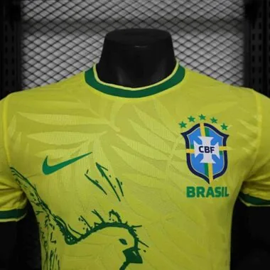 2024 Brazil Yellow Special Edition Kit Player Version Football