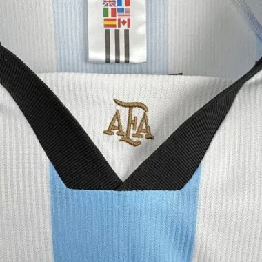 1998 Argentina Home Long Sleeves Football