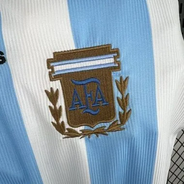 1998 Argentina Home Long Sleeves Football