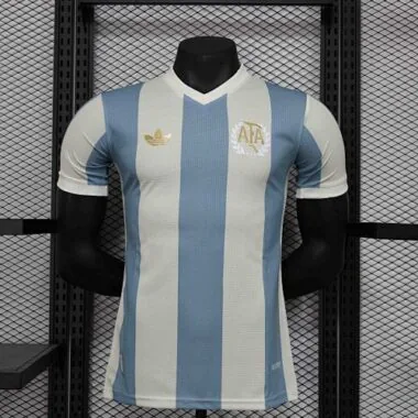 2024 Argentina 50th Anniversary Edition Player Version Football AAAAJersey