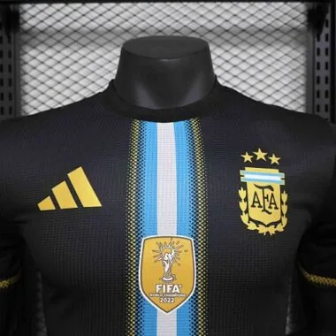2024 Argentina Black Special Edition Player Version Football AAAAJersey