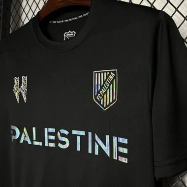 2024 Palestina Black Edizione Speciale Divisa da calcio Abbigliamento sportivo