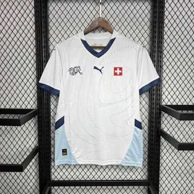 2024 Switzerland Away Kit UEFA Euro Shirt Football AAAAJersey Supplier