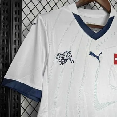 2024 Svizzera - Divisa da trasferta - Maglia UEFA Euro - Calcio